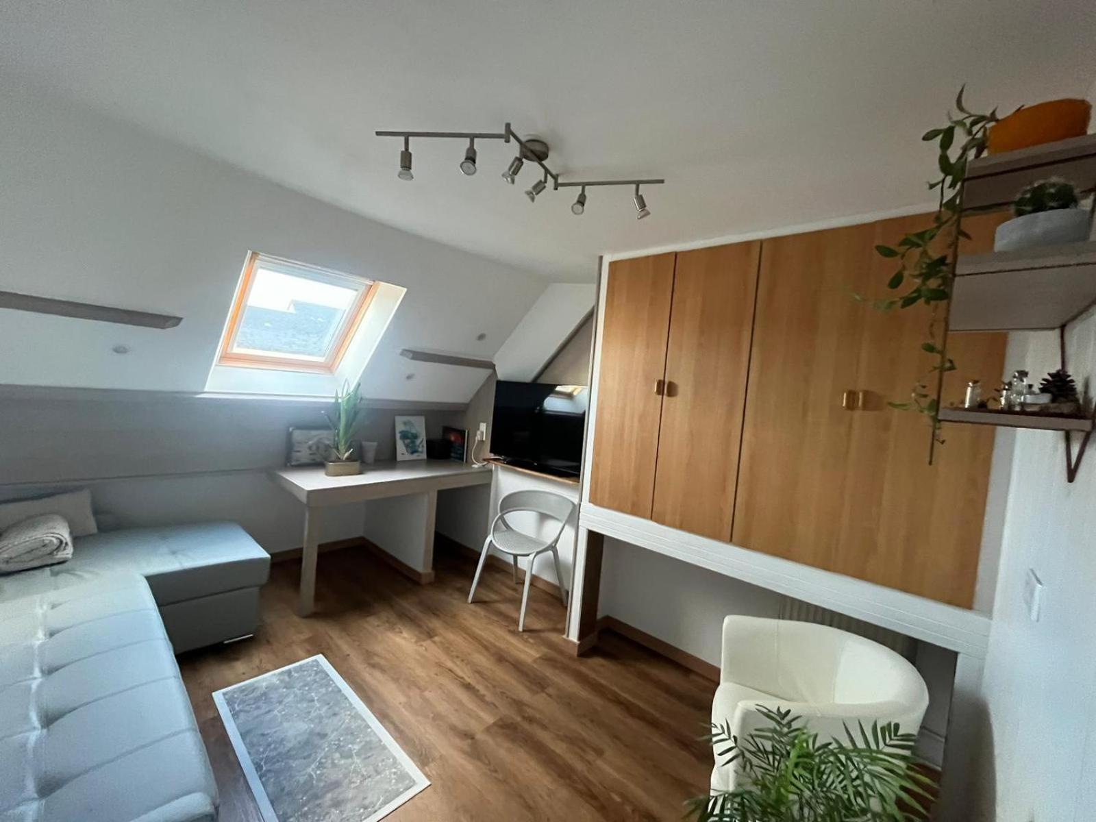 Appartement Type Loft Avec Terrasse 셰르부르 앙 코탱탕 외부 사진